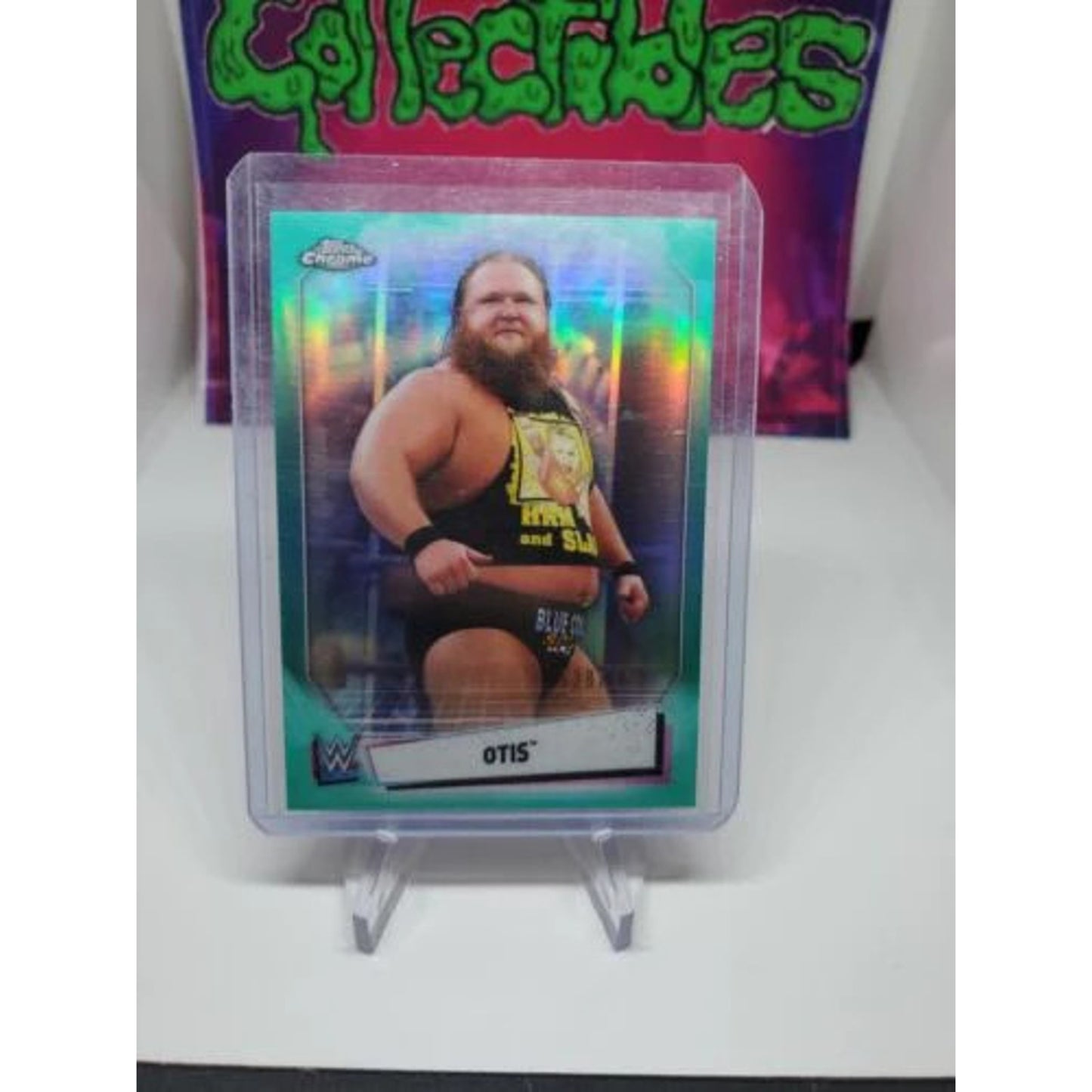 2021 Topps Chrome WWE Wrestling TEAL #63 Otis /150