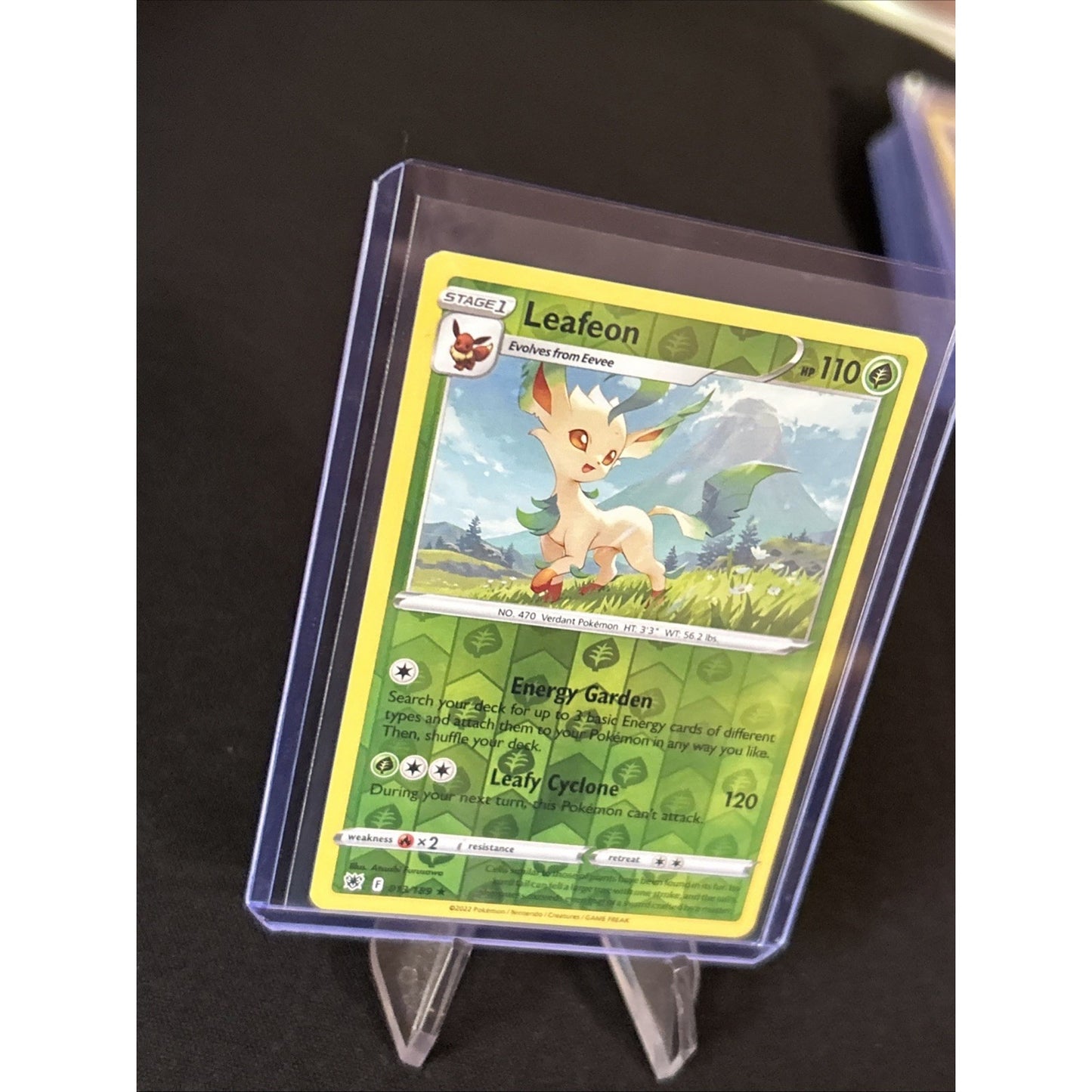 Leafeon 013/189 Astral Radiance Reverse Holo Pokémon - Pack Fresh New - Sleeved