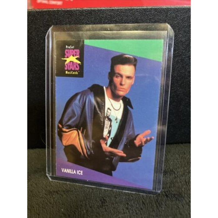 Music VANILLA ICE 1991 Pro Set Super Stars #145.