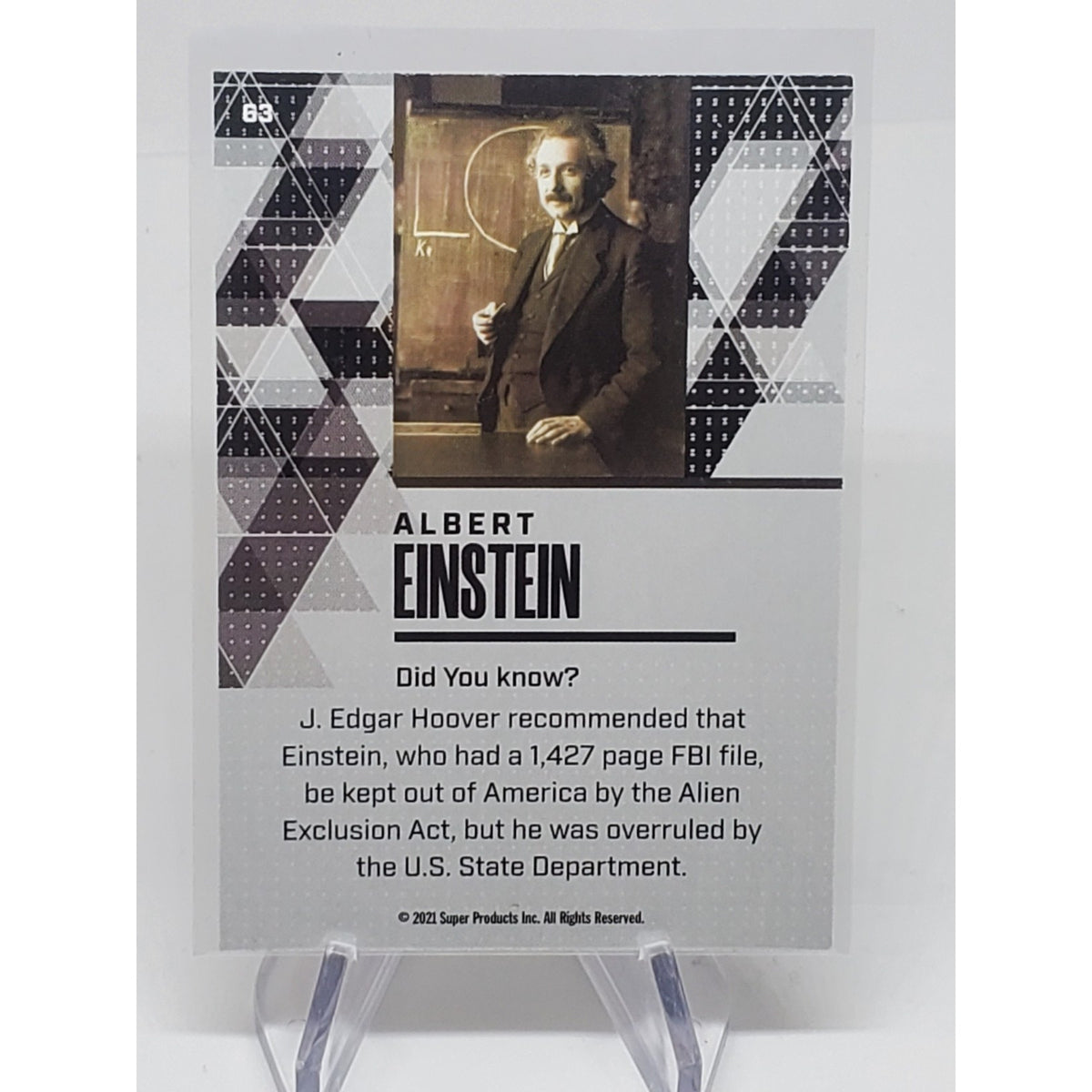 2021 Pieces of the Past Historical Edition Albert Einstein #63