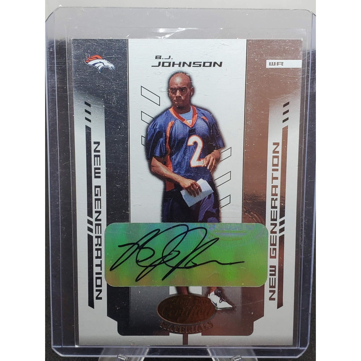 2004 Leaf Certified Materials - New Generation B.J. Johnson #154 /1000 (AU, RC)