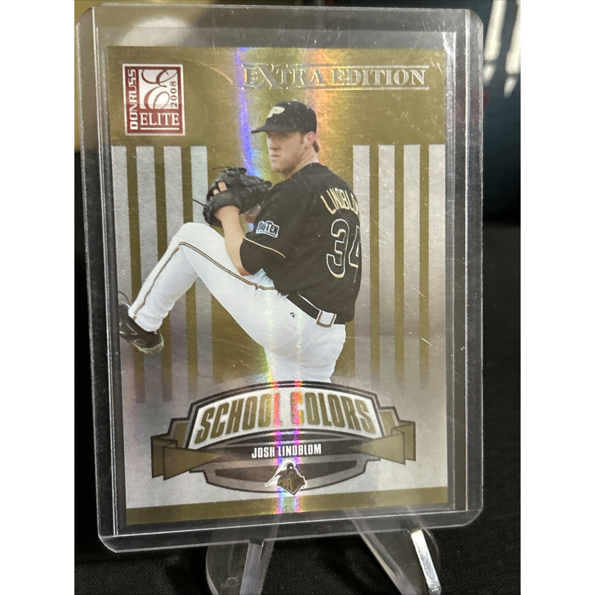 2008 Donruss Elite Extra Edition School Colors /1500 Josh Lindblom #SC-30