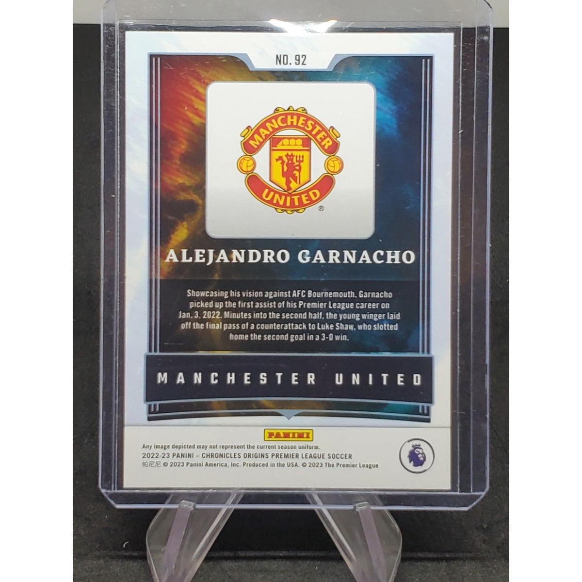2022-23 Panini Chronicles - Base Premier League Origins Alejandro Garnacho...