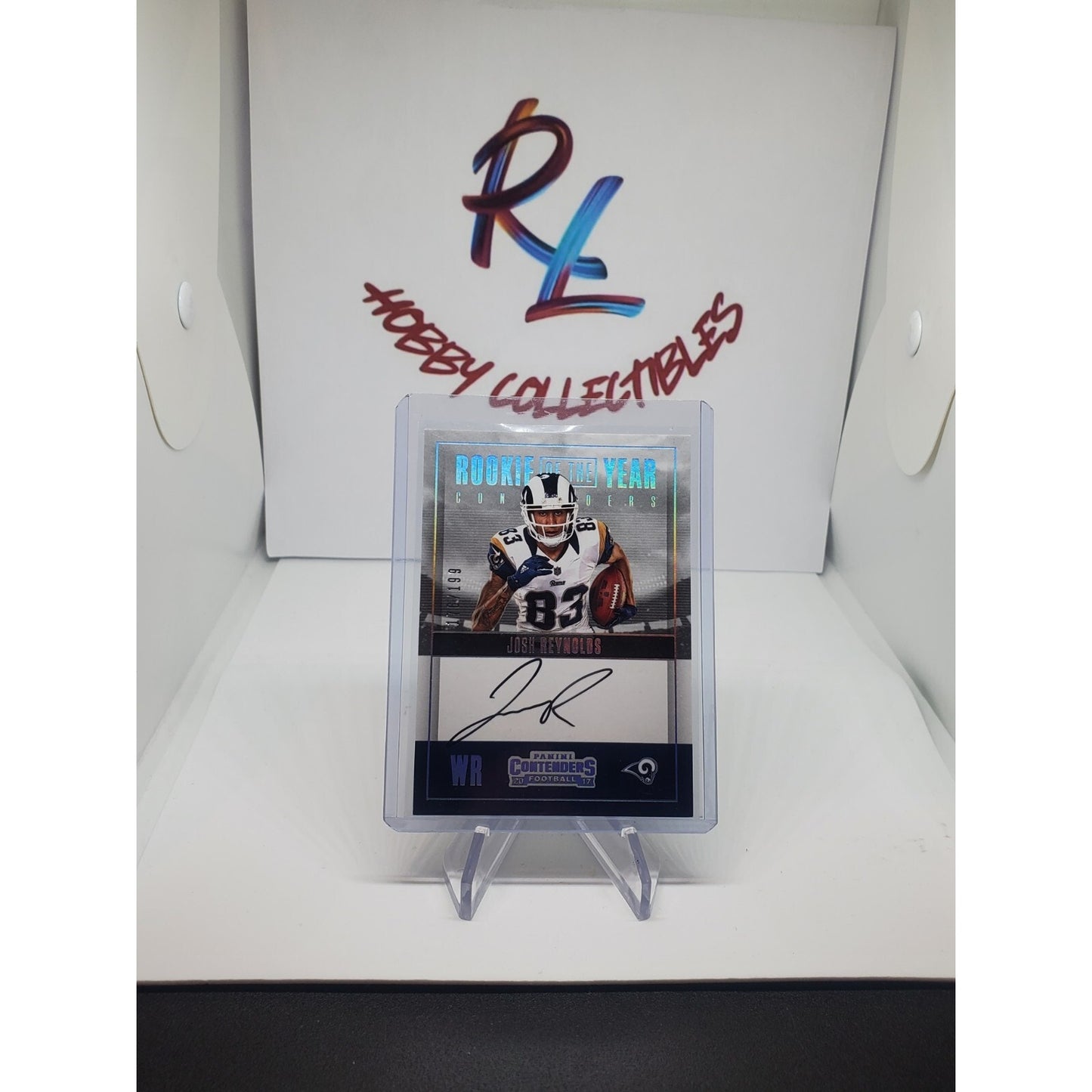 Josh Reynolds Rookie Auto 2017 Panini Contenders #199 Texas A&M Rams Lions