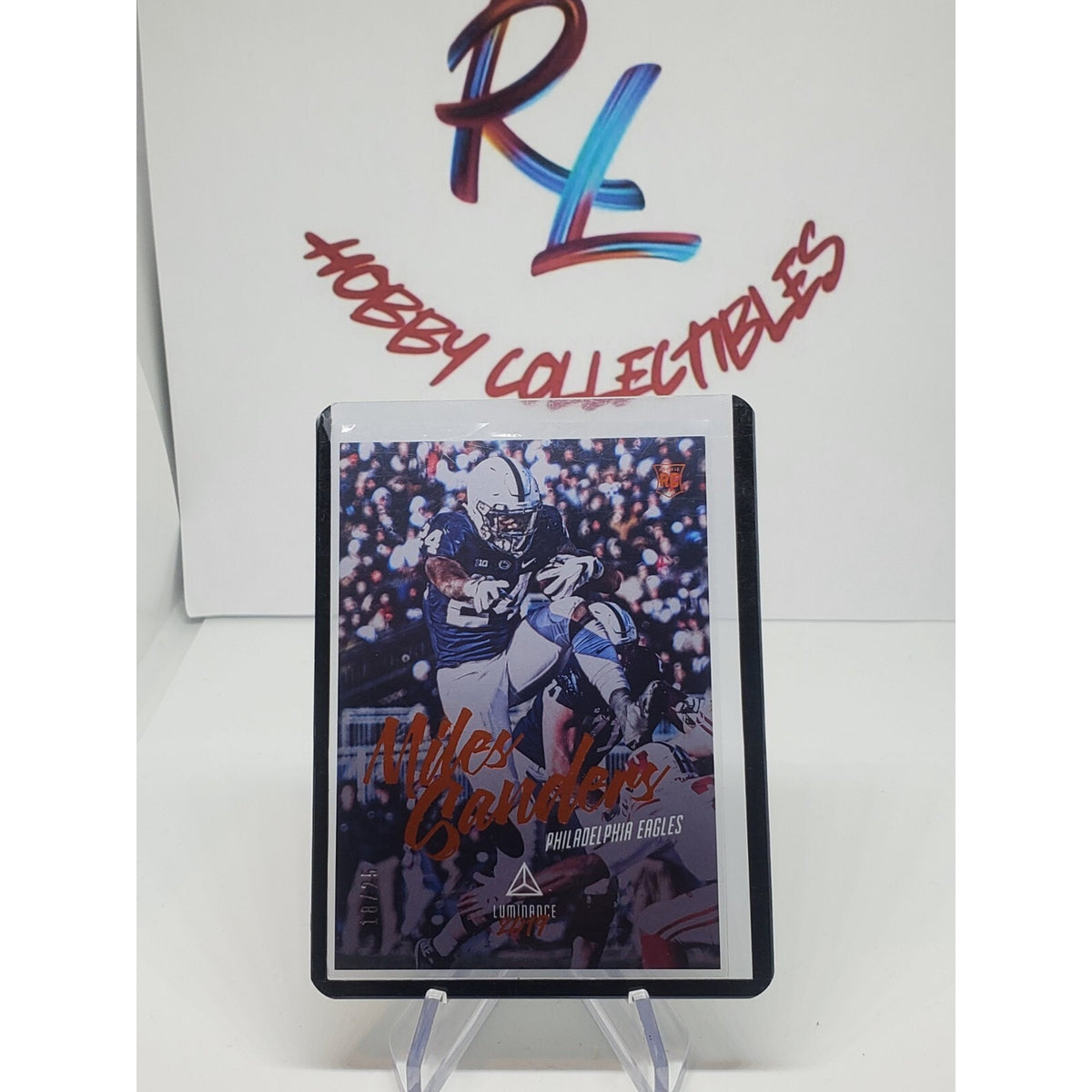 2019 Luminance Philadelphia Eagles Logo Rookie /25 Philadelphia Eagles #155