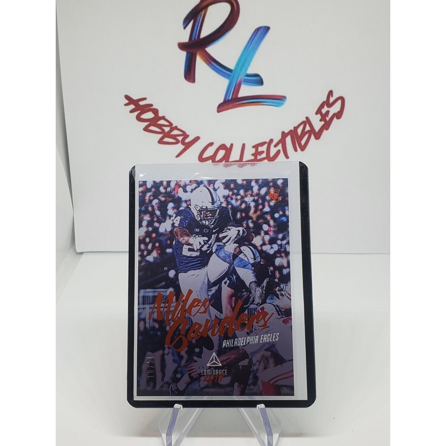2019 Luminance Philadelphia Eagles Logo Rookie /25 Philadelphia Eagles #155
