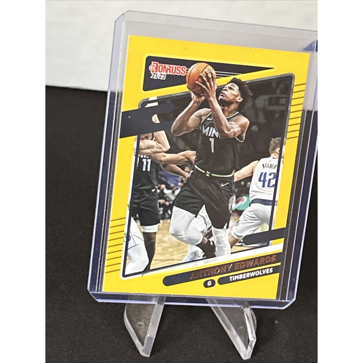 2021-22 Panini Donruss Anthony Edwards Yellow Flood Exclusive - Pack Fresh New