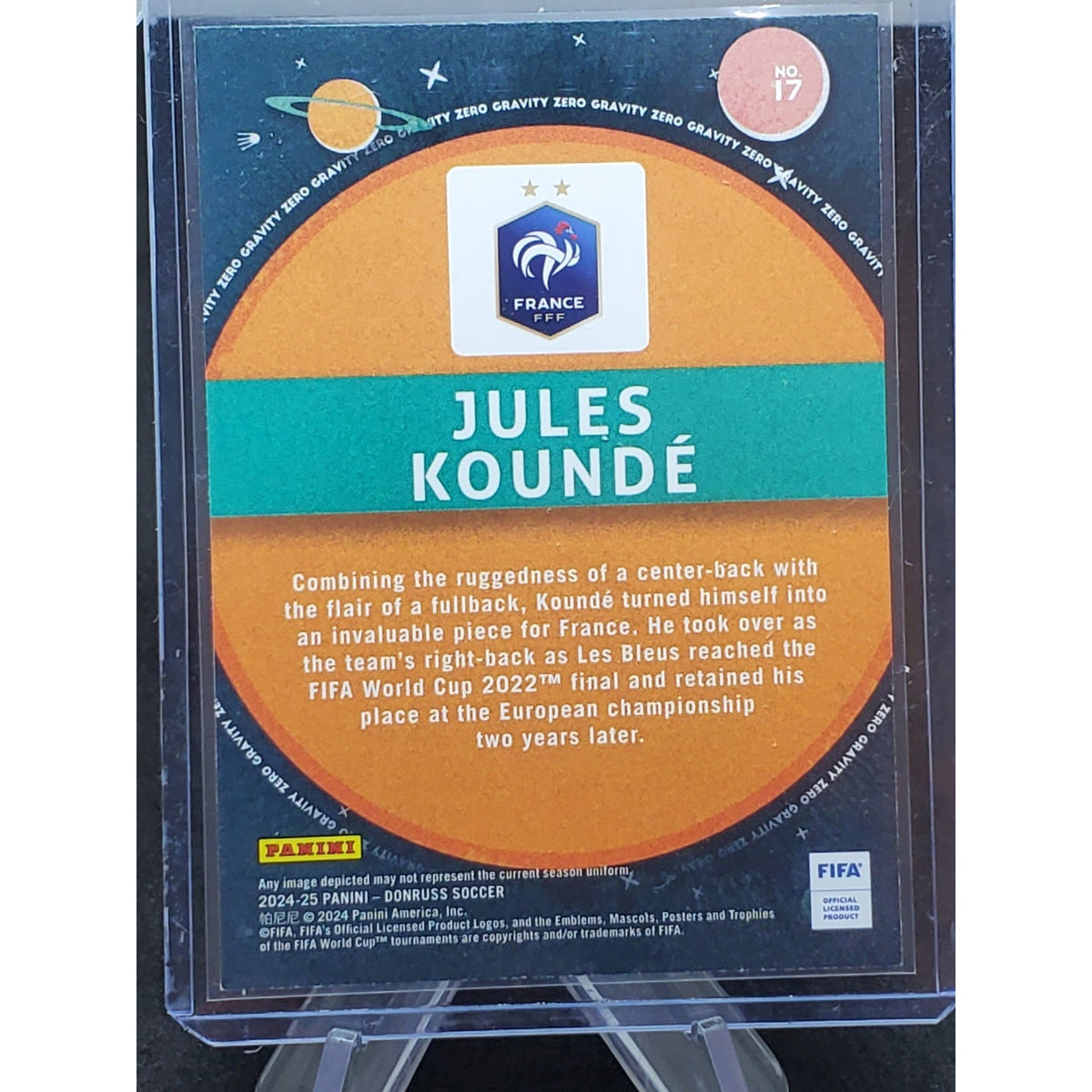2024-25 Panini Donruss Fifa - Zero Gravity Jules Kounde #17
