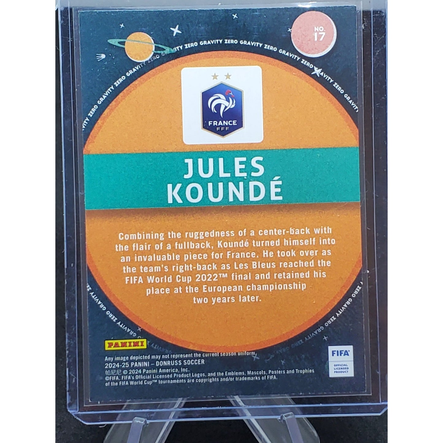 2024-25 Panini Donruss Fifa - Zero Gravity Jules Kounde #17