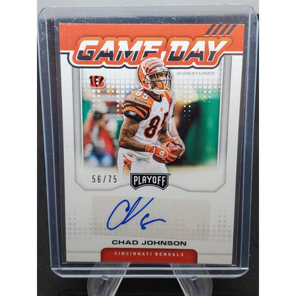2020 Panini Playoff - Game Day Signatures Chad Johnson #GDS-CJ /75 (AU) Auto