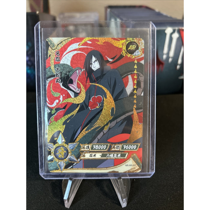 Naruto Kayou Tcg NR-AR-027 Orochimaru Mint / Pack Fresh New