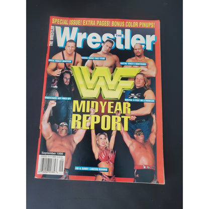 The Wrestler Magazine September 1998 Mid Year Report - WWF Undertaker, HHH, Rock