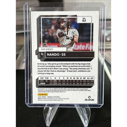 2022 Panini Donruss - Variation Fernando Tatís Jr. #82 Holo Orange Nando - Mint