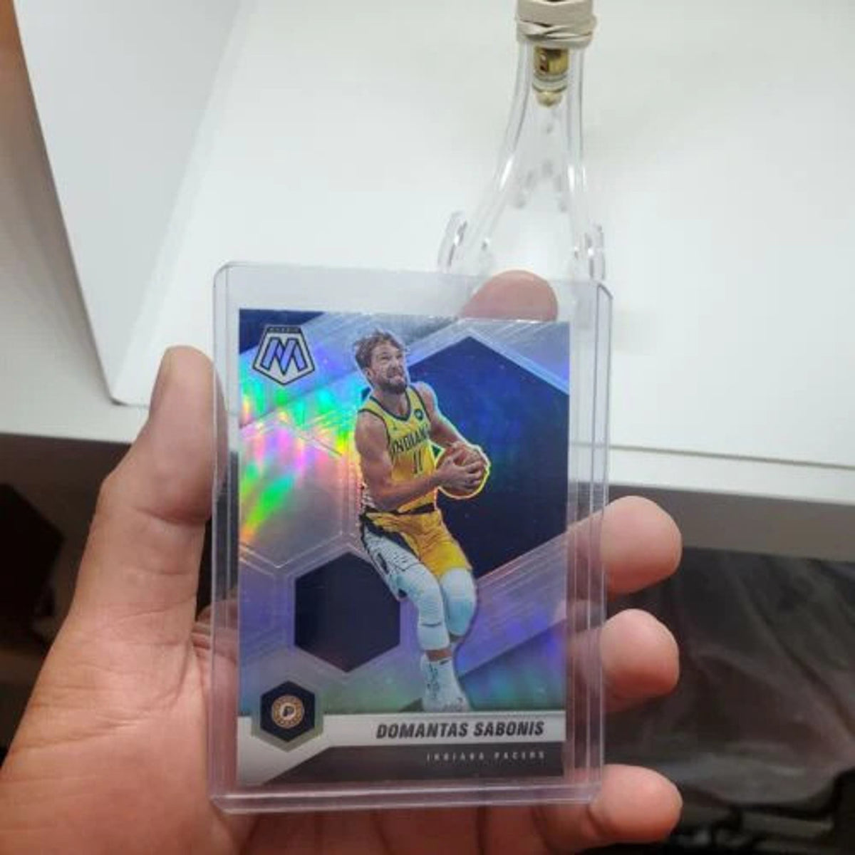Silver Mosaic Prizm 2020-21 Panini Mosaic Domantas Sabonis #15 Pacers/Kings