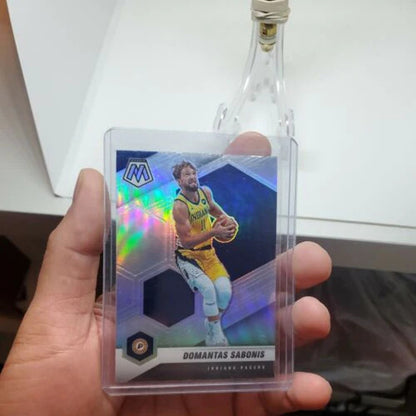Silver Mosaic Prizm 2020-21 Panini Mosaic Domantas Sabonis #15 Pacers/Kings