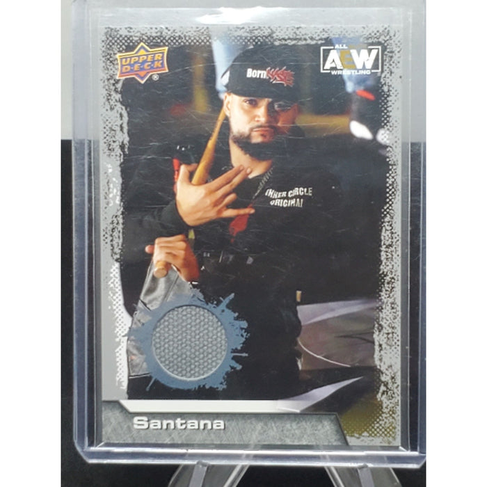 2022 UPPER DECK AEW ALL ELITE WRESTLING - SANTANA - MAT RELIC