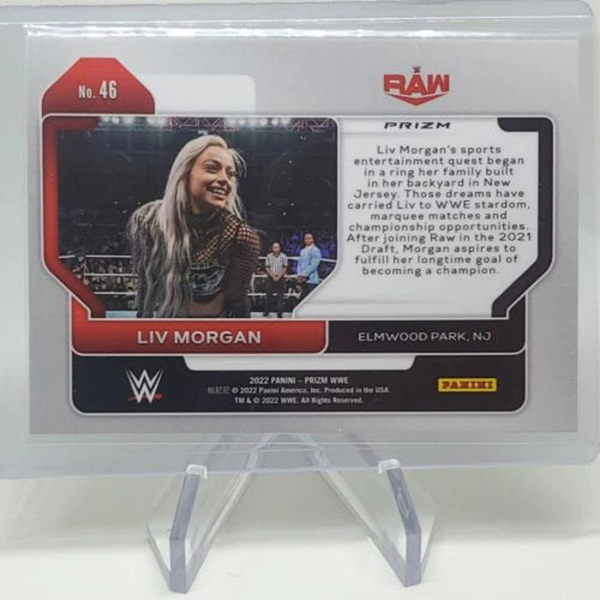 Silver Prizm 2022 Prizm WWE Liv Morgan #46 Y141
