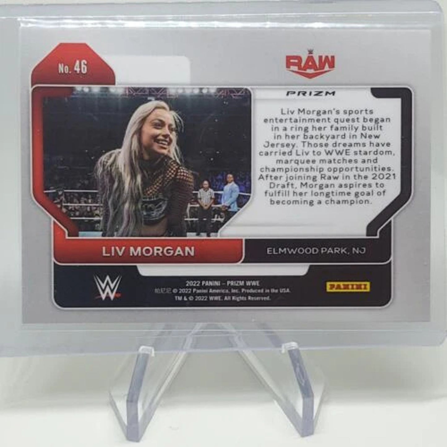 Silver Prizm 2022 Prizm WWE Liv Morgan #46 Y141