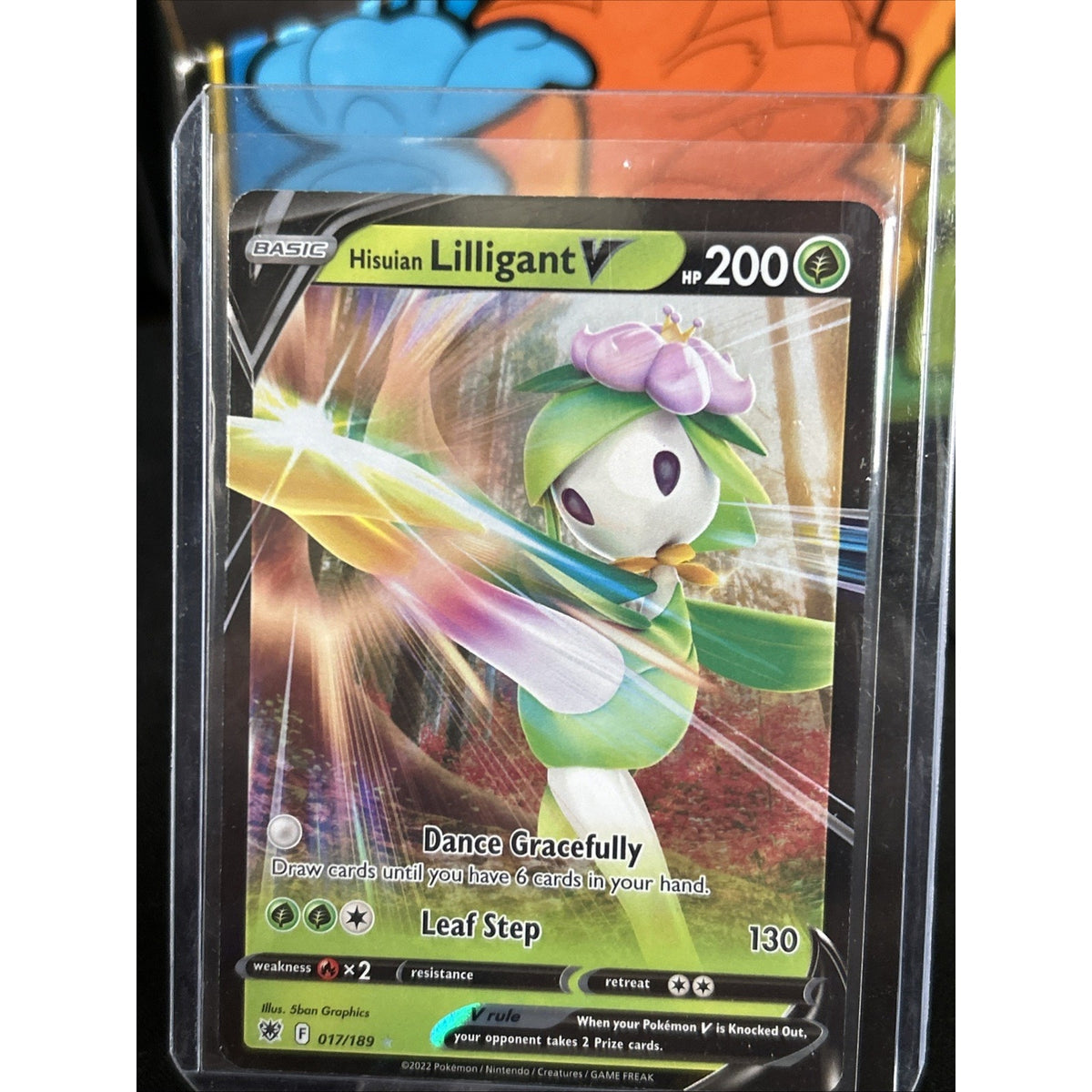 Hisuian Lilligant V 017/189 Swsh10: Astral Radiance Holo - Pack Fresh New