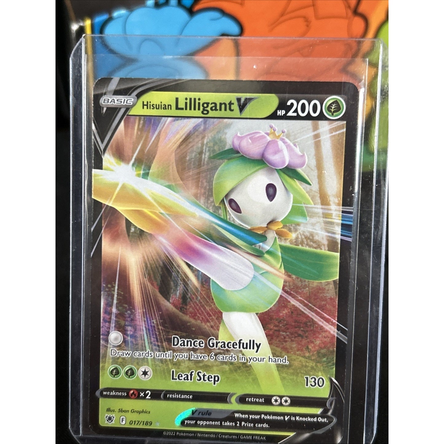 Hisuian Lilligant V 017/189 Swsh10: Astral Radiance Holo - Pack Fresh New