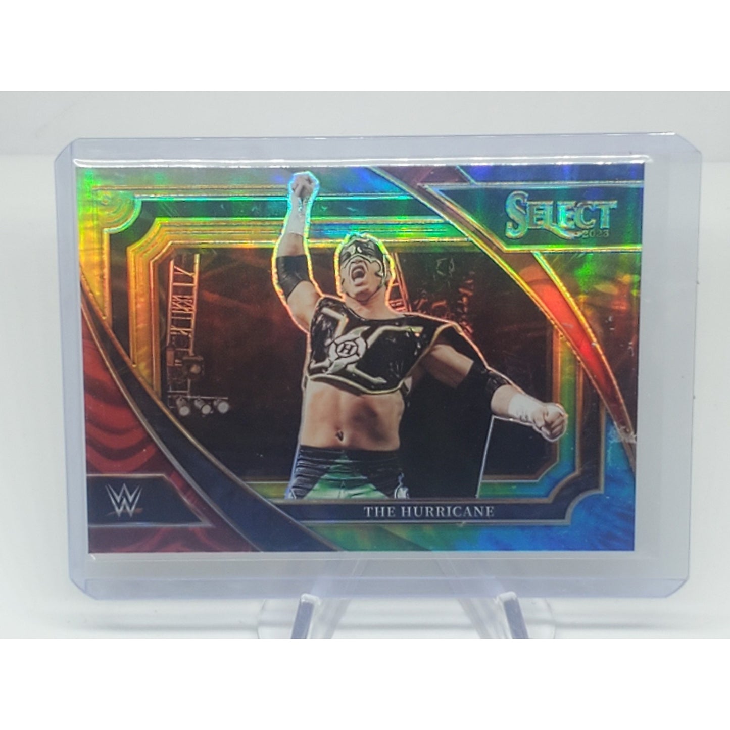 2023 Panini WWE Select Retail Mezzanine Tie-Dye Parallel The Hurricane /25 #343
