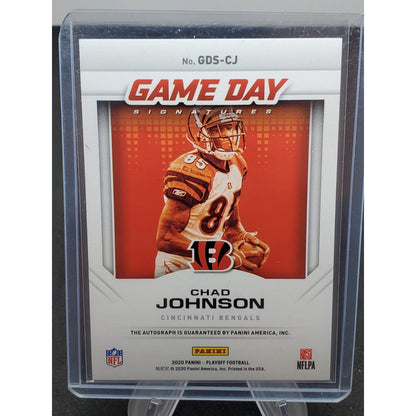 2020 Panini Playoff - Game Day Signatures Chad Johnson #GDS-CJ /75 (AU) Auto