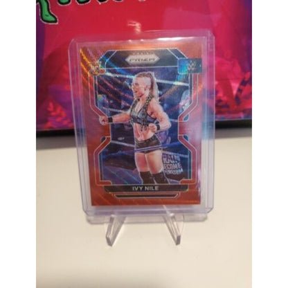 Ivy Nile 2022 Panini Prizm WWE #184 Rookie Ruby Red Wave Prizm