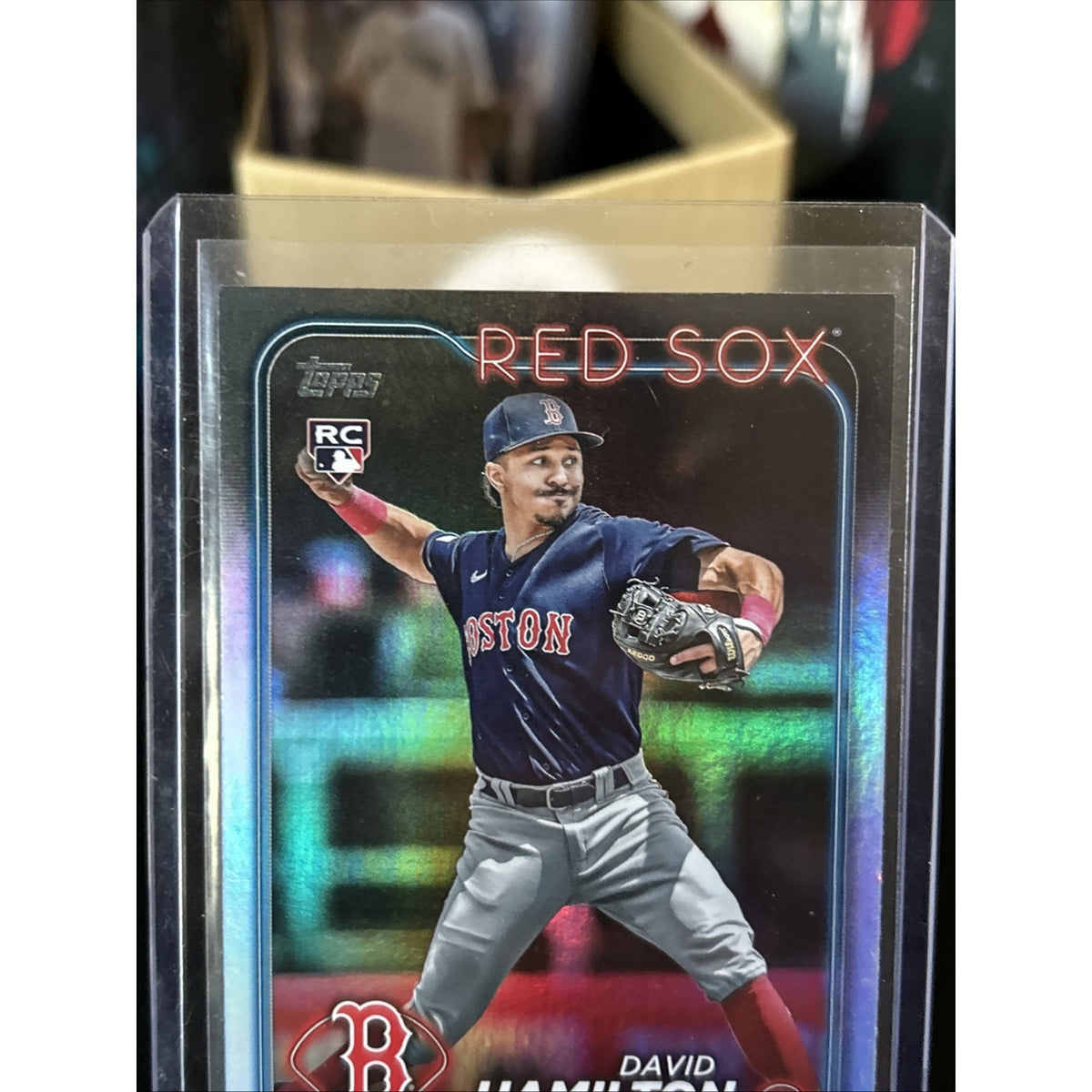 David Hamilton #202 - RC - 2024 Topps Series 1 - Rainbow Foil - Pack Fresh New