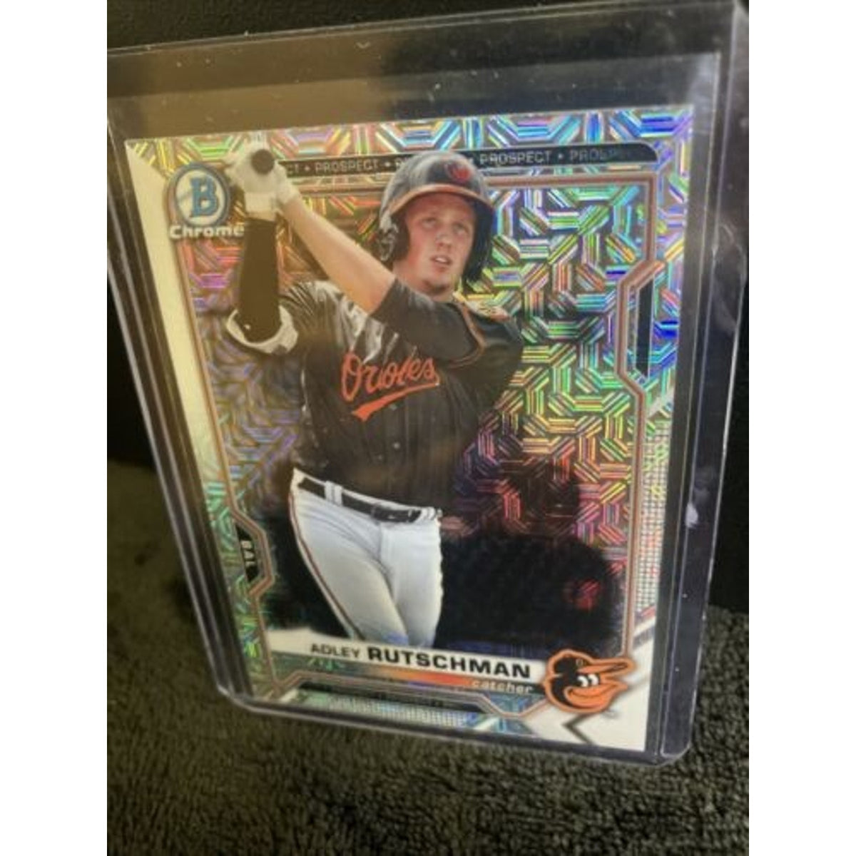 2021 Bowman Chrome Prospects Mojo Refractor Adley Rutschman #BCP-121 RC Pack New
