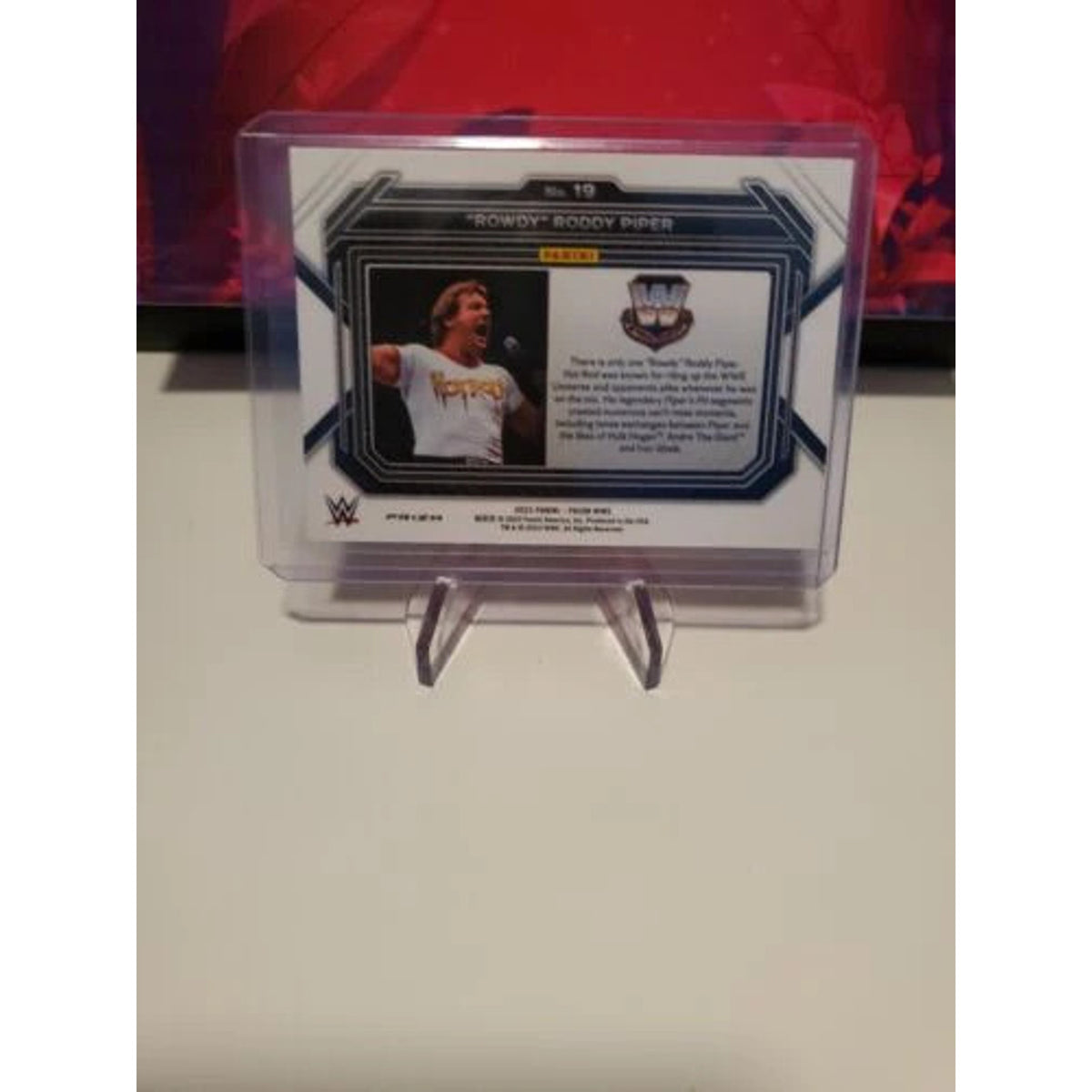 2023 Rowdy Roddy Piper Panini WWE Prizm Silver Prizm No. 19