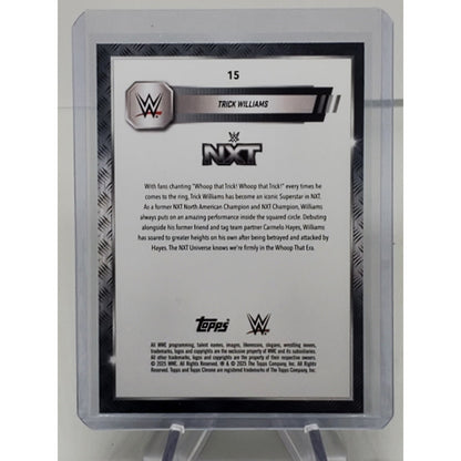 Trick Williams Green 67/75 2025 TOPPS CHROME WWE #15