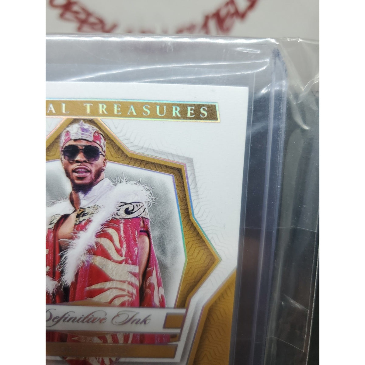 2024 Panini National Treasures WWE - Definitive Ink Edris Enofe #DK-EEF Holo...