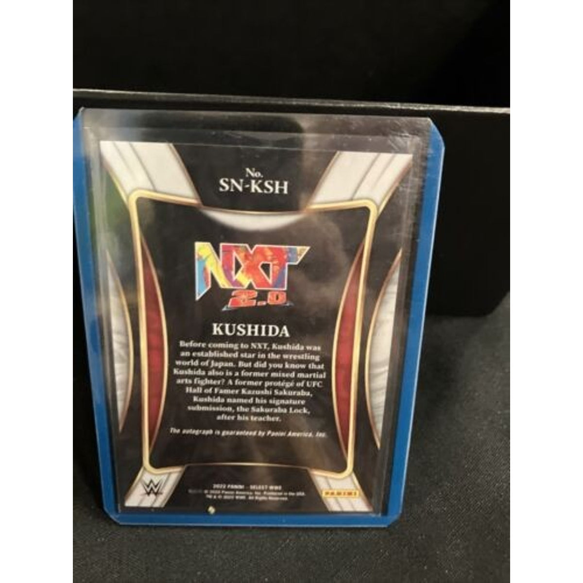 Kushida 2022 Panini Select WWE Signature Selections FLASH Auto Autograph SN-KSH