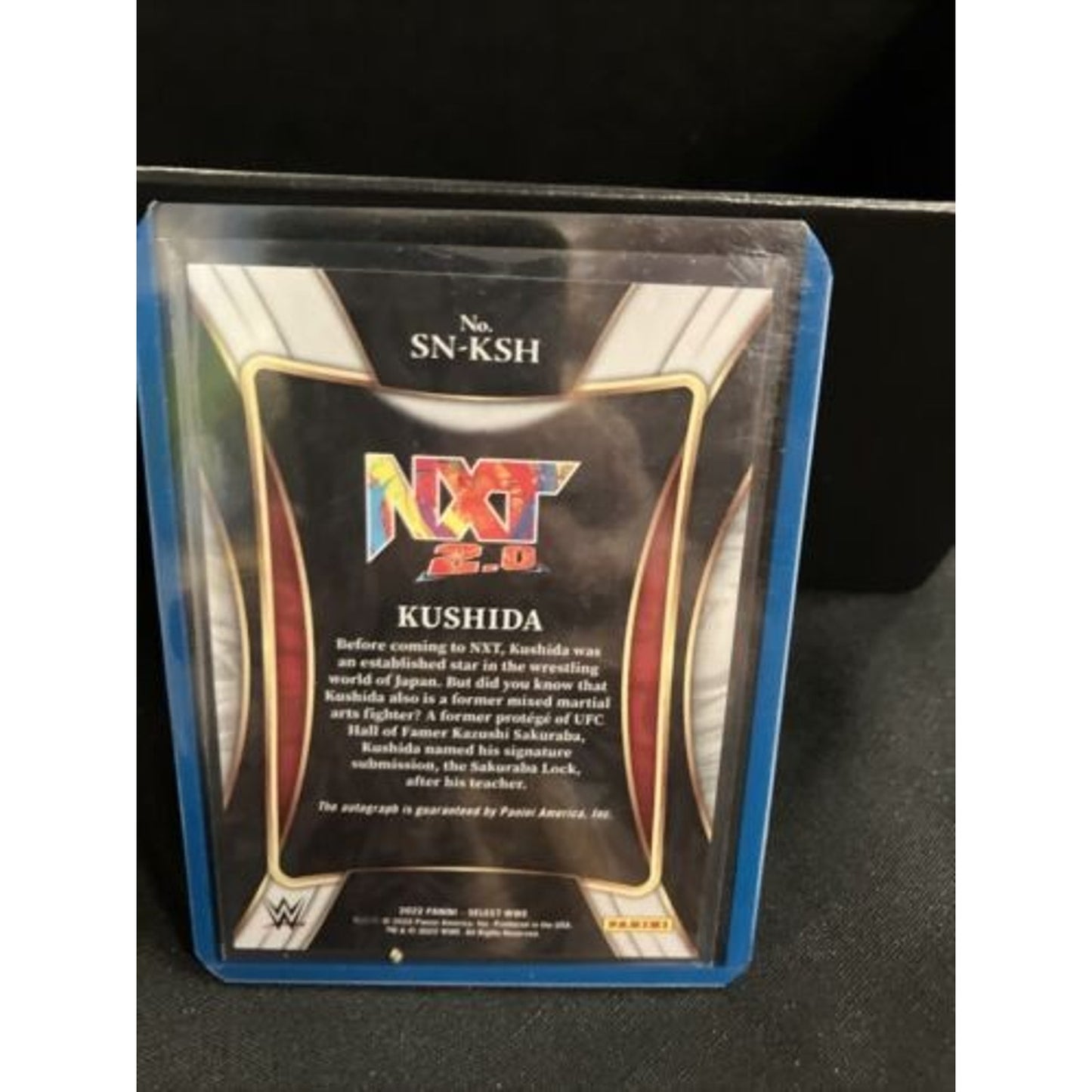 Kushida 2022 Panini Select WWE Signature Selections FLASH Auto Autograph SN-KSH