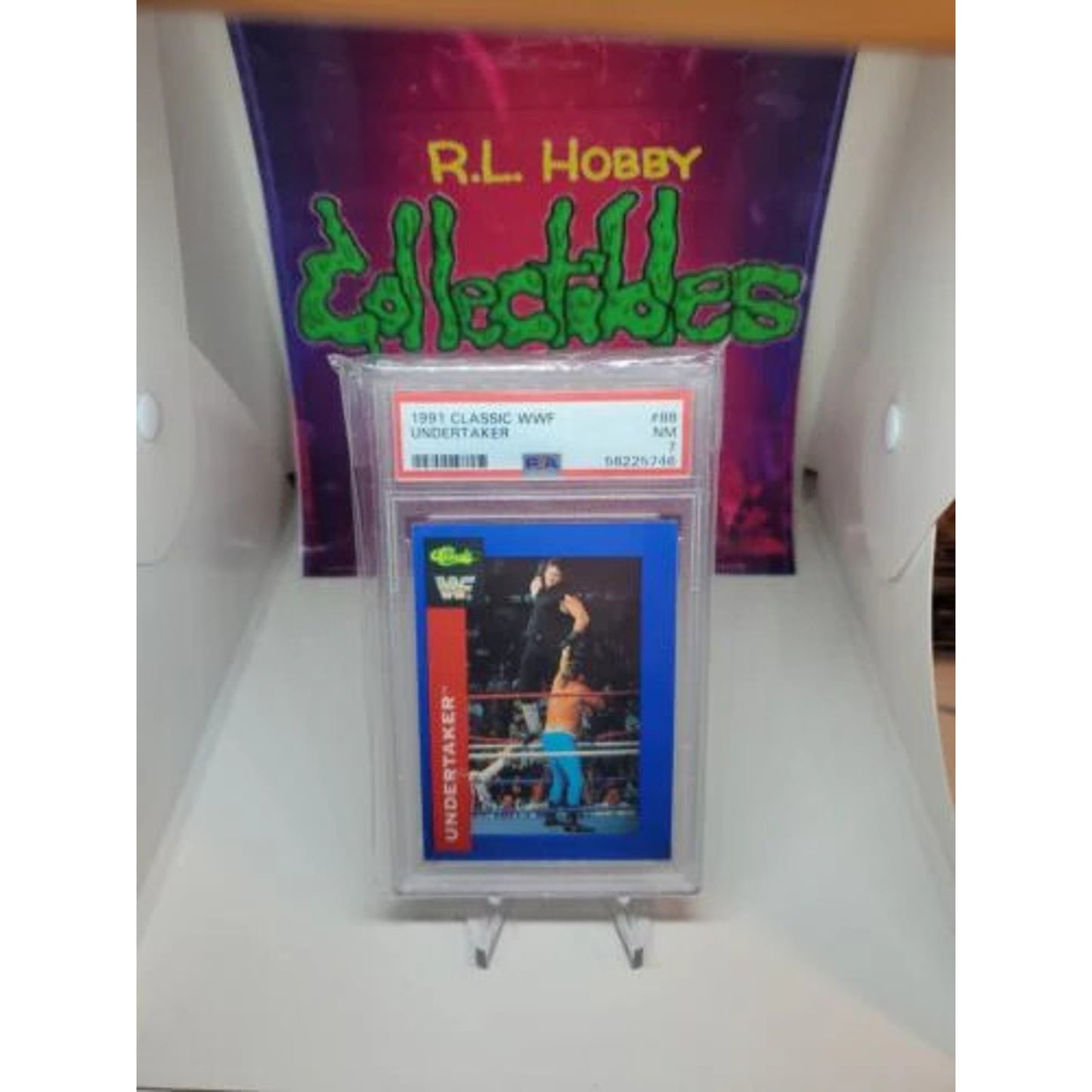 1991 Classic WWF Undertaker #88 PSA 7 NM NEAR MINT Rookie RC HOF WWE Legend!