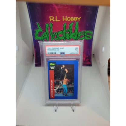1991 Classic WWF Undertaker #88 PSA 7 NM NEAR MINT Rookie RC HOF WWE Legend!