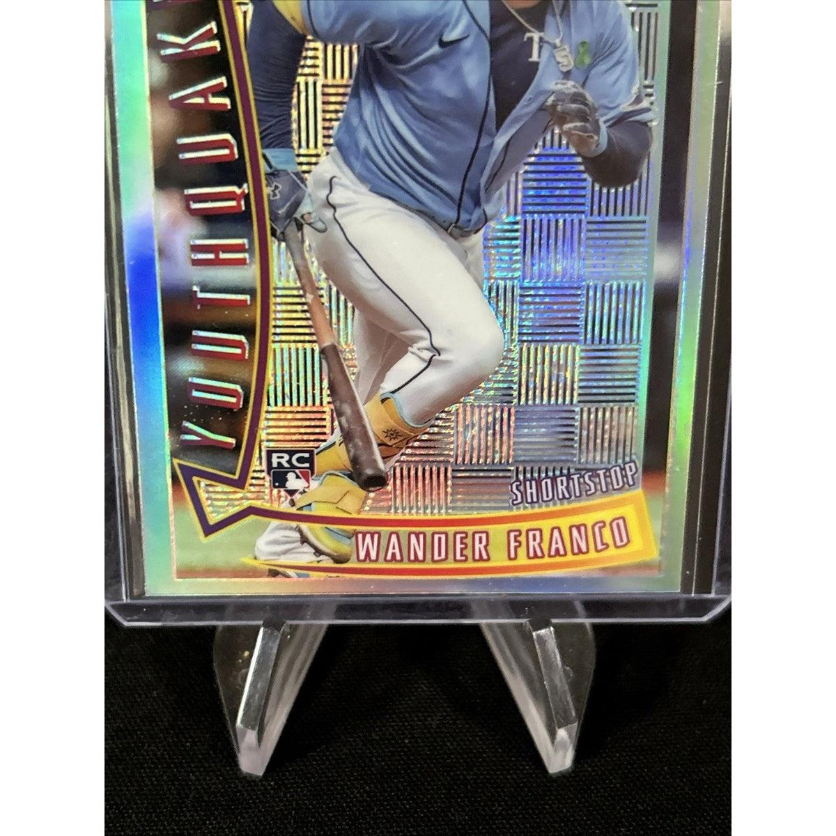 2022 Topps Chrome Sonic WANDER FRANCO YouthQuake Rays YQ6 RC - Pack Fresh New