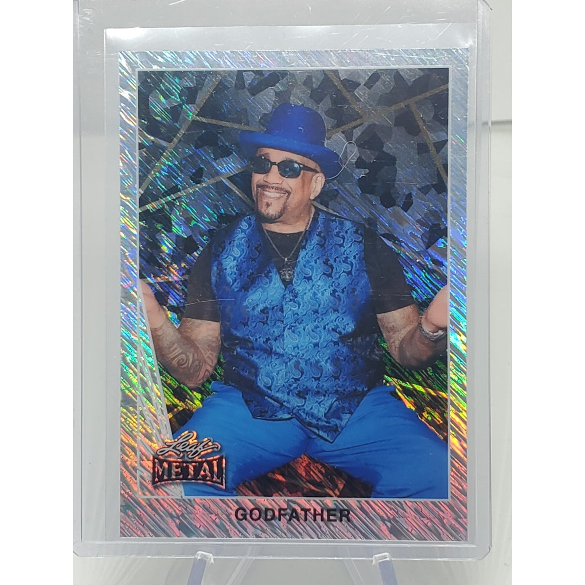 2024 Leaf Collective Proof '90 Metal Shimmer Silver Godfather (1/1)