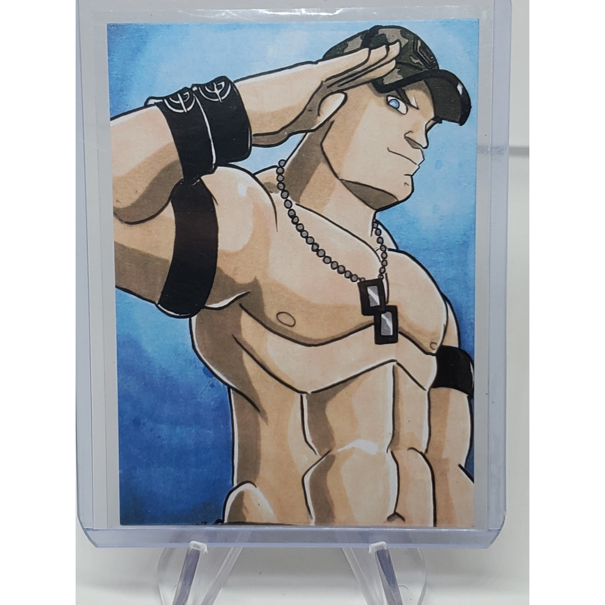 2021 Topps WWE John Cena Ruthless Agression Art Card #SCR-3