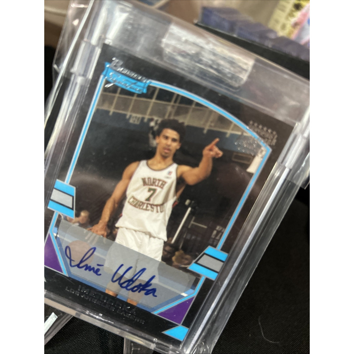 Ime Udoka 2003-04 Bowman Signature 0220/1250 #112 Rookie Auto RC Rockets Coach