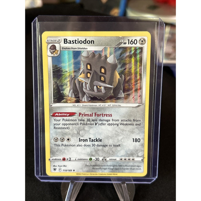 Pokemon Astral Radiance - Bastiodon 110/189 Holo Rare - Pack Fresh New - Sleeved
