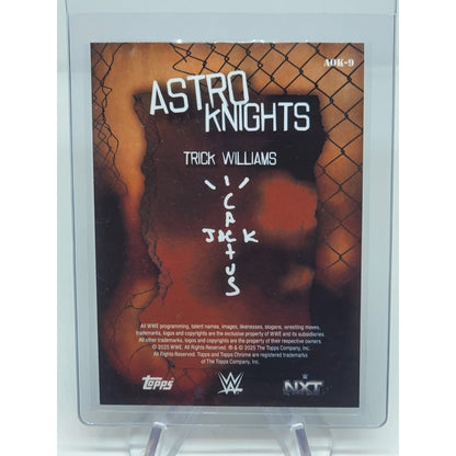 2025 Topps Chrome WWE X Cactus Jack - Astroknights Trick Williams #AOK-9