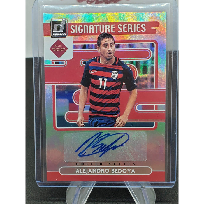 2021-22 Panini Donruss Road to Qatar - Signature Series Alejandro Bedoya #SS-ABE