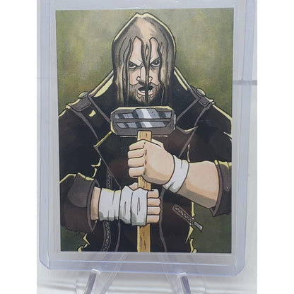 Triple H Ruthless Aggression Art Card 2021 Topps WWE Heritage # SCR-5