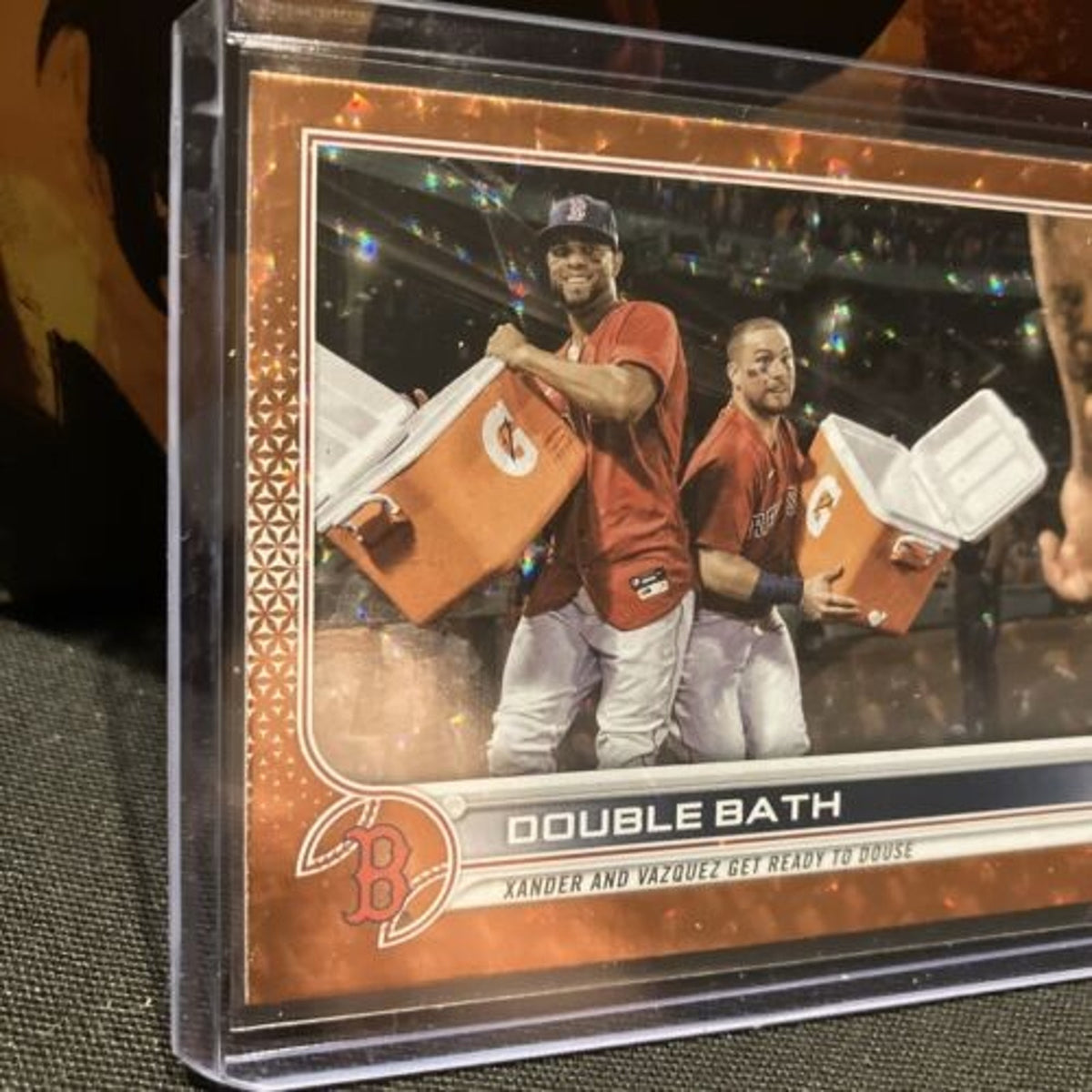 2022 Topps Series One Xander Orange Foil Double Bath /299 - Pack Fresh New #26