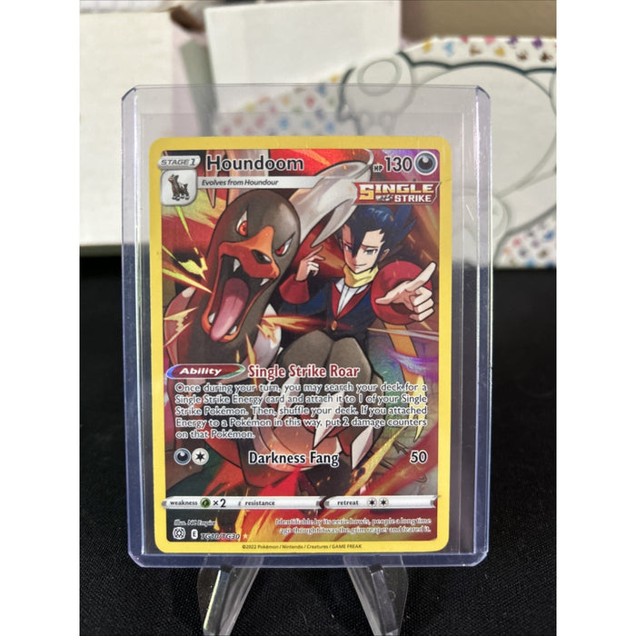 Pokémon TCG Houndoom TG10/TG30 Brilliant Stars Trainer Gallery - Pack Fresh New