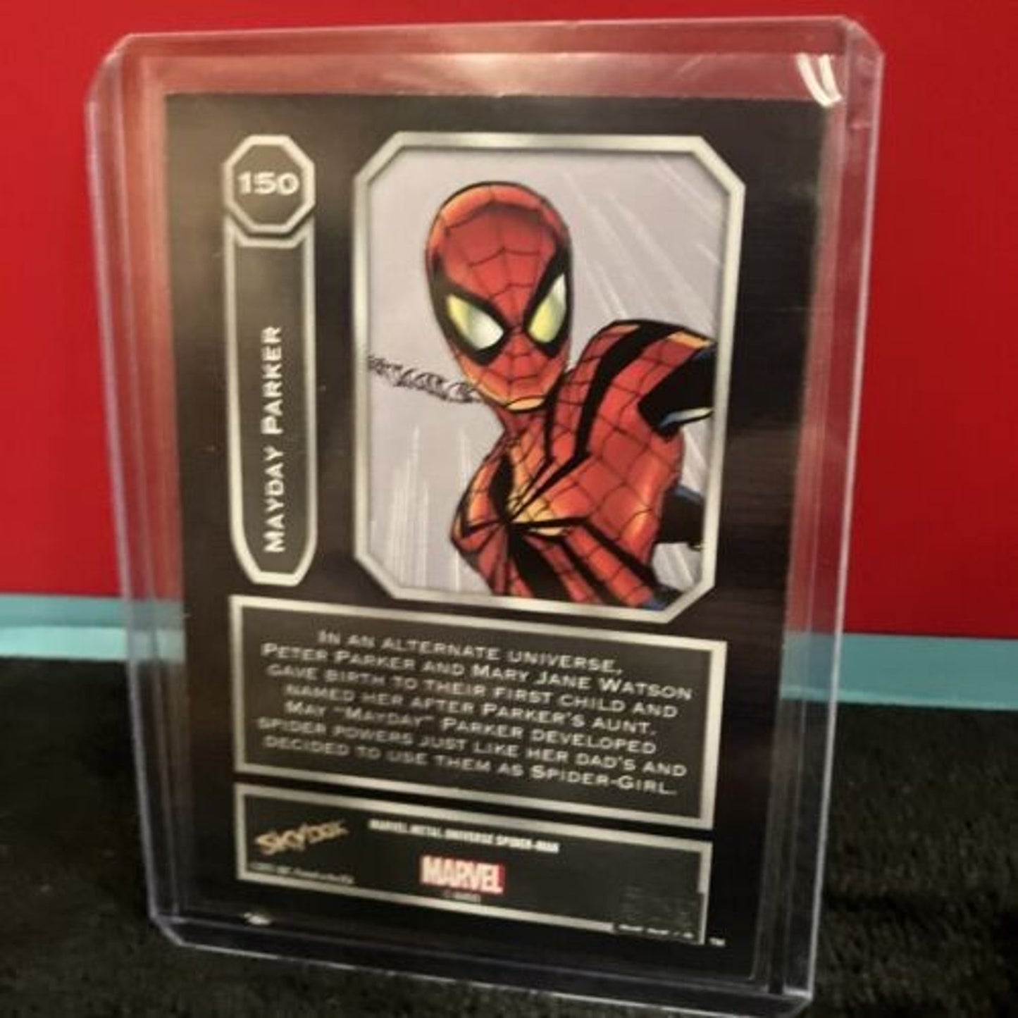Upper Deck Marvel Metal Universe Spider-Man 2021 Mayday Parker #150 Pack Fresh