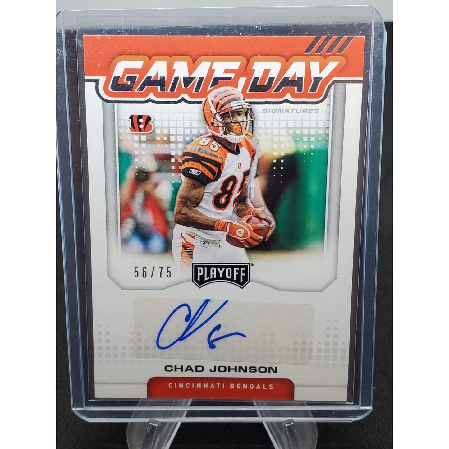 2020 Panini Playoff - Game Day Signatures Chad Johnson #GDS-CJ /75 (AU) Auto
