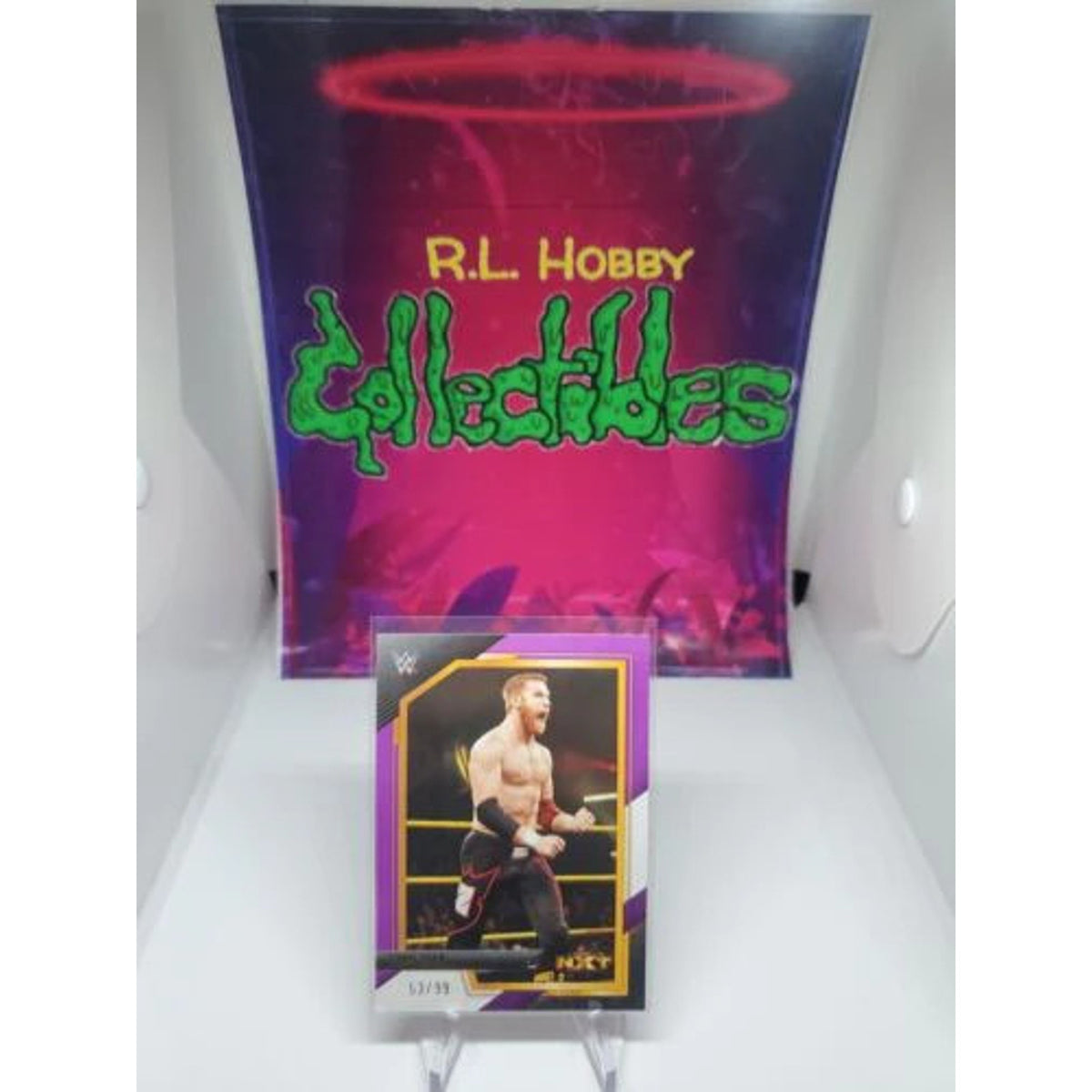 Sami Zayn Purple #/99 2022 Panini NXT WWE Wrestling Card # 119