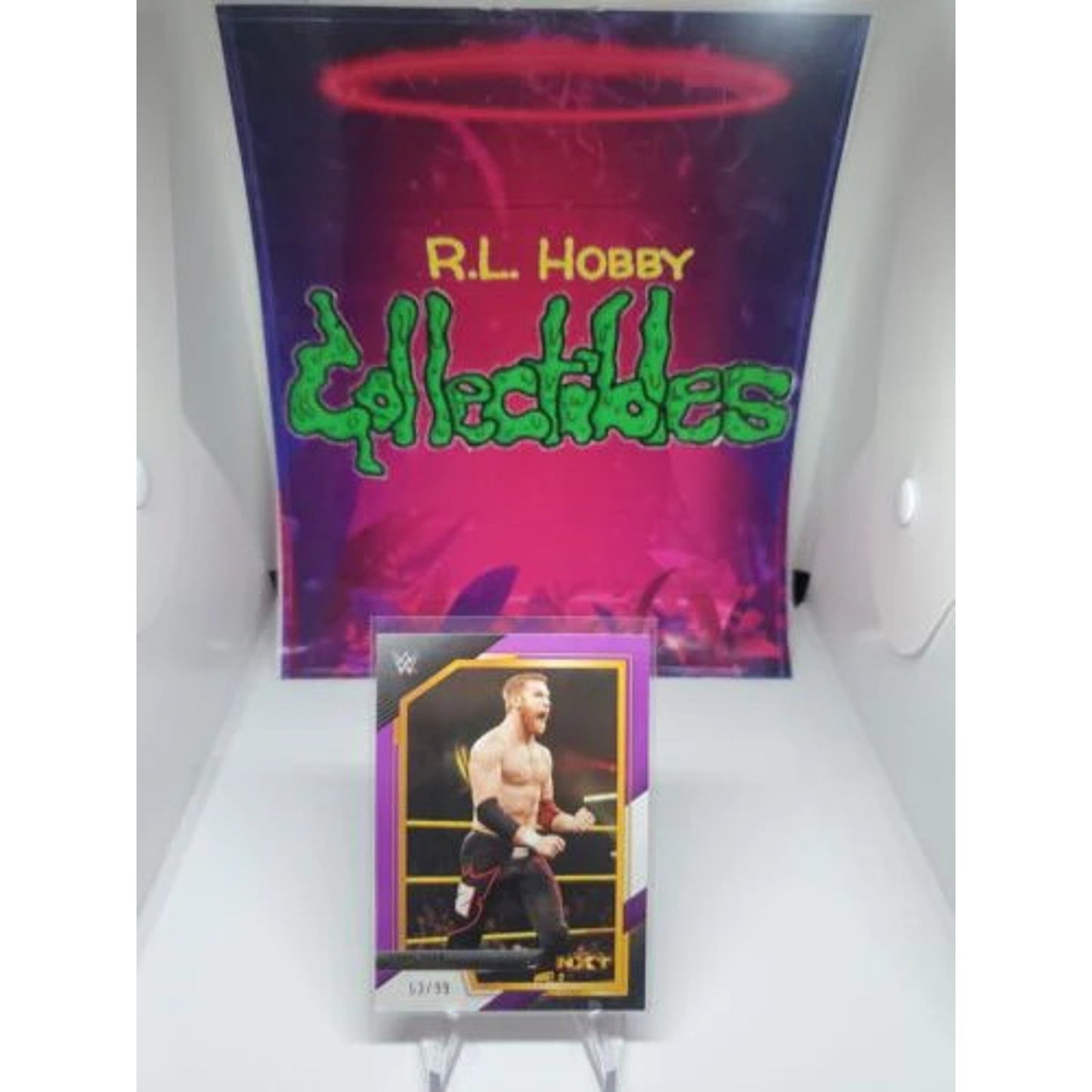 Sami Zayn Purple #/99 2022 Panini NXT WWE Wrestling Card # 119